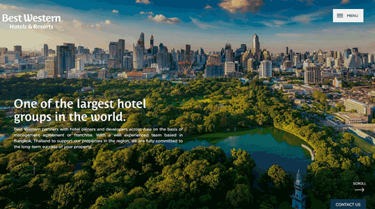 เบสท์เวสเทิร์น โฮเทลแอนด์รีสอร์ท เปิดตัวเว็บไซต์สำหรับนักลงทุนและเจ้าของโรงแรมในเอเชีย