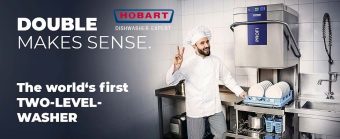 HOBART เปิดตัว เครื่องล้างจาน สองชั้น เครื่องแรกของโลก