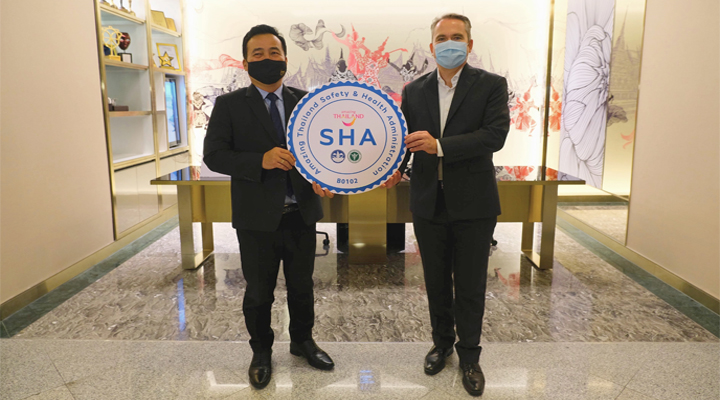 โรงแรมปทุมวัน ปริ๊นเซส รับมอบตราสัญลักษณ์ SHA